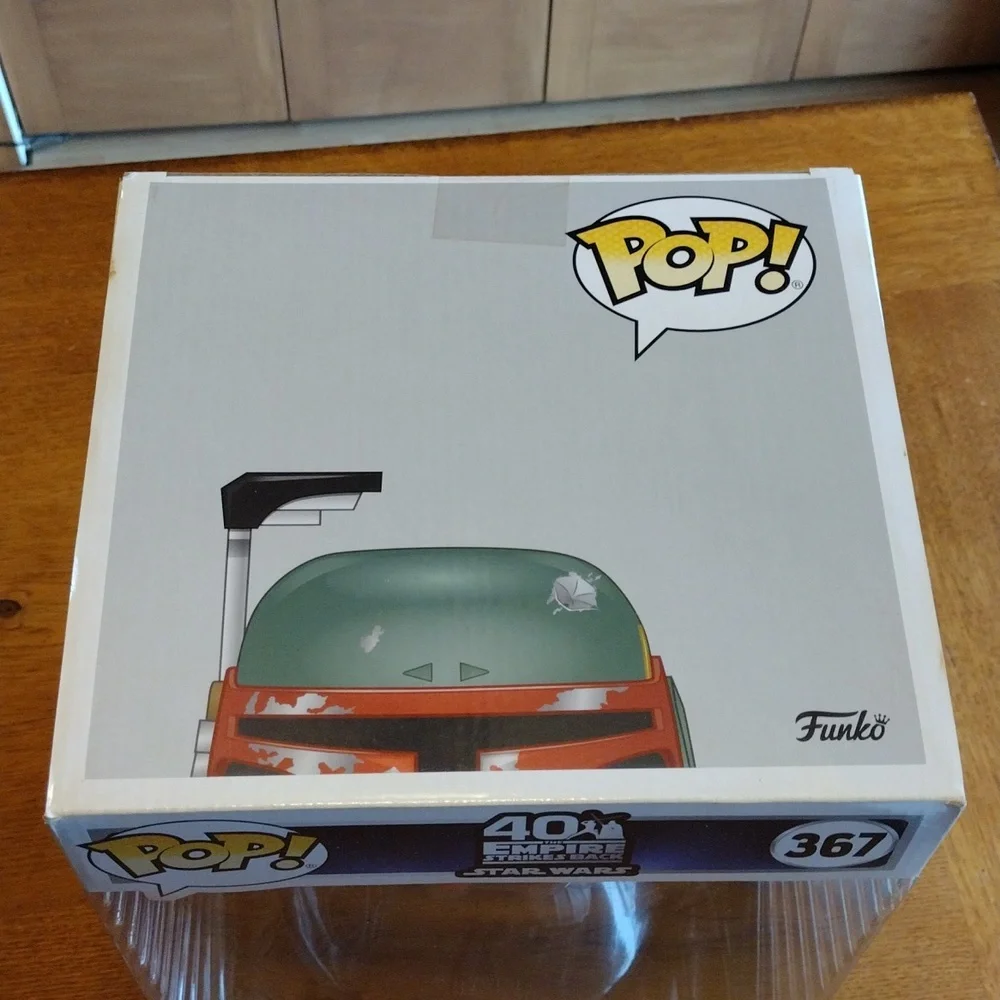 BOBA FETT 10" Funko Pop #367 Star Wars Target Exclusiv Bobble Head Empire Strike - Picture 2 of 8
